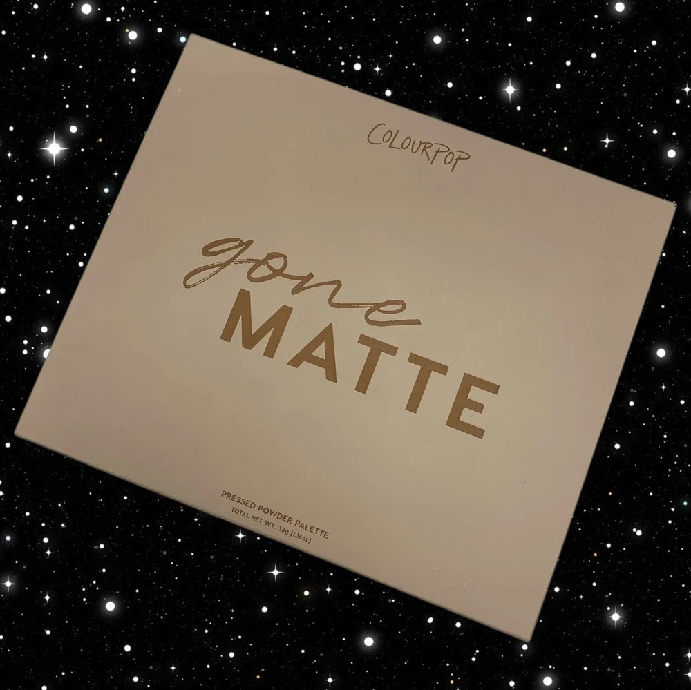NEW ColourPop Gone Matte 30 Pan All Matte Eyeshadow Palette Boxed